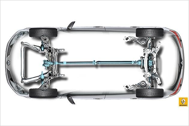 Das Allradsystem basiert auf einer Lamellenkupplung in der Hinterachse