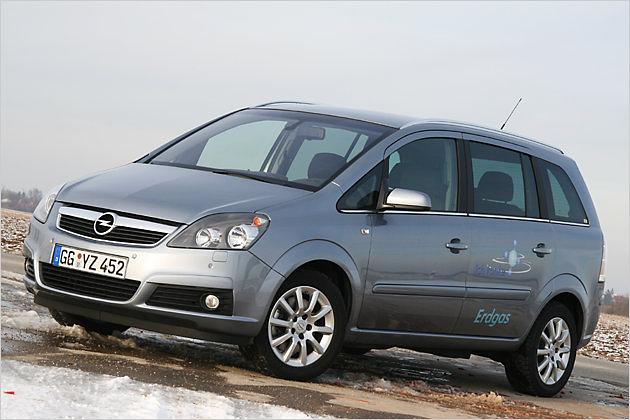 Von außen gibt sich der Opel Zafira 1.6 CNG unauffällig