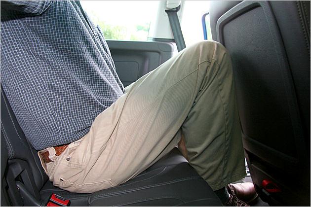 Der Sitzkomfort in der dritten Reihe reicht bei Erwachsenen höchstens für kurze Strecken