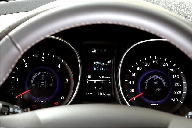 Instrumente: Das TFT-Display zwischen den Rundinstrumenten ist Serie bei der Topversion