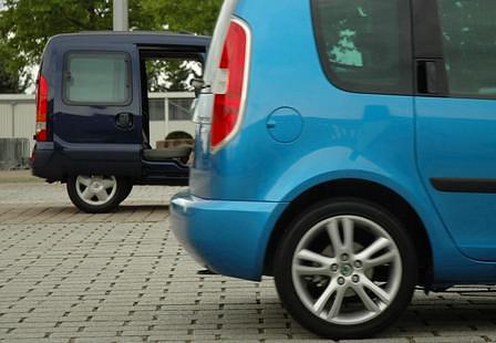 Renault Kangoo und Skoda Roomster