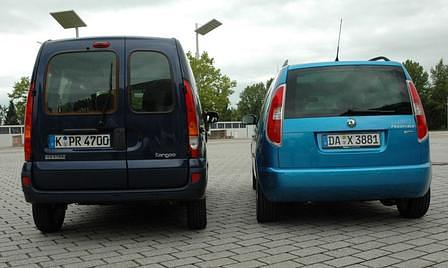 Renault Kangoo und Skoda Roomster