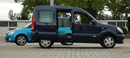 Renault Kangoo und Skoda Roomster