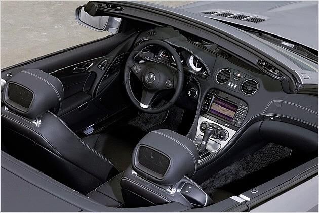 Die Sitze des Sl 350 sind sportlich und doch bequem