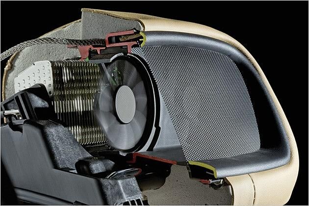 Das Heizelement besteht aus vielen Heizplatten