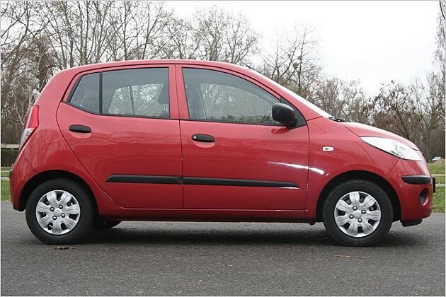 Die kleinen 155er-Reifen auf 13-Zöllern helfen beim Spritsparen