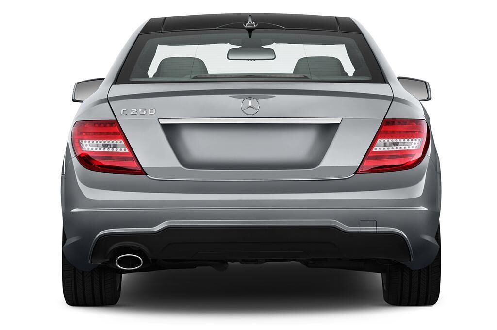 Mercedes C-Class (Baujahr 2014) - 2 Türen Heckansicht