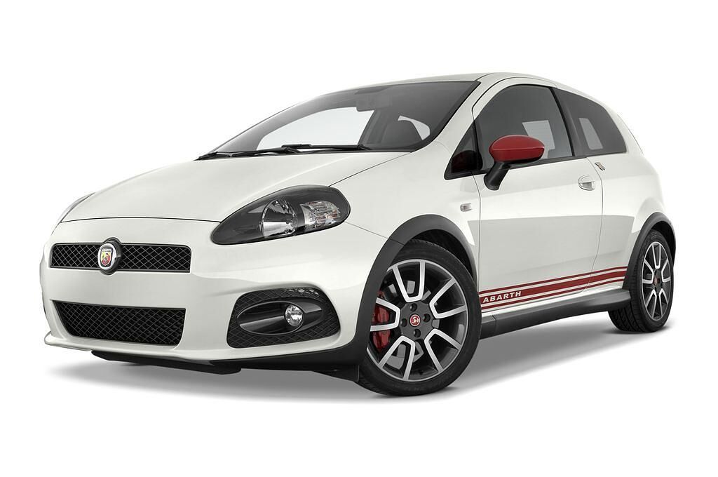FIAT Punto (Baujahr 2009) Abarth 3 Türen seitlich vorne mit Felge