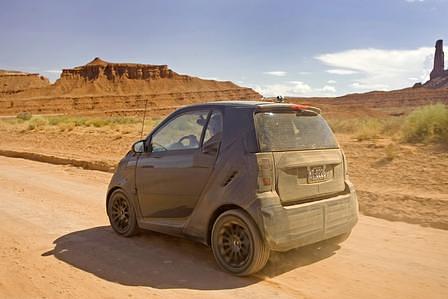 Smart auf Wüstentour