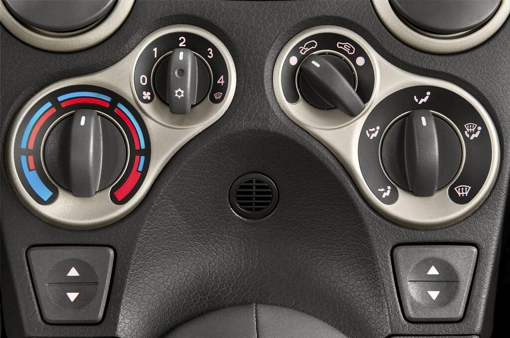 FIAT Panda (Baujahr 2010) Cross 5 Türen Temperatur und Klimaanlage