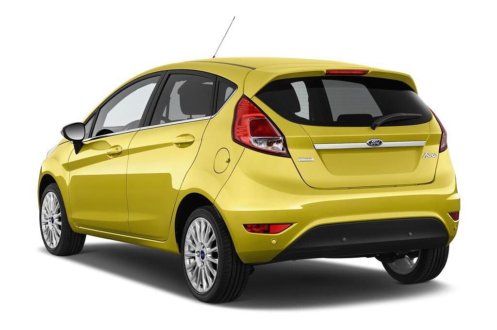 Ford Fiesta (Baujahr 2013) Titanium 5 Türen seitlich hinten