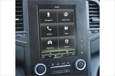 Die Menü-Führung ist einfach und schnell