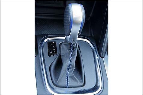 Geschaltet wird über ein Siebengang-Doppelkupplungsgetriebe