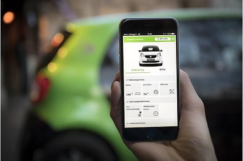 Smart Forfour Electric Drive - Ladung per App