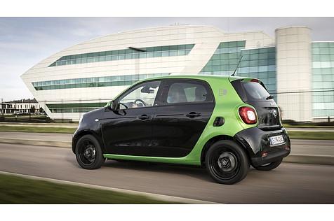 Smart Forfour Electric Drive - bei 130 km/h ist Schluss