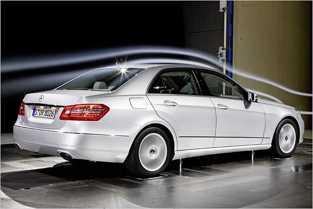 Die neue E-Klasse hat beim Luftwiderstand einen Bestwert von cW 0,25