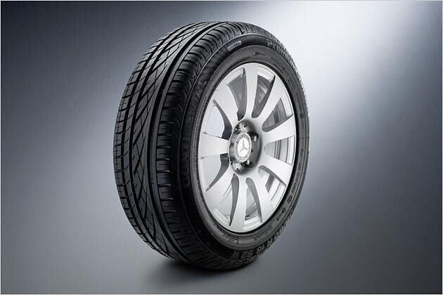 Für einen niedrigen Spritverbrauch werden Reifen mit geringem Rollwiderstand eingesetzt