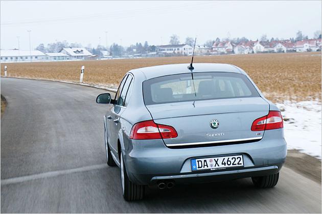 Der Superb eignet sich als klassische Reiselimousine