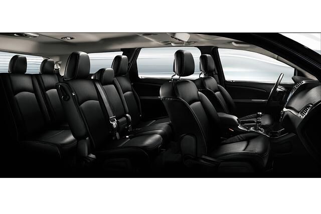 Sieben Sitze sind serienmäßig