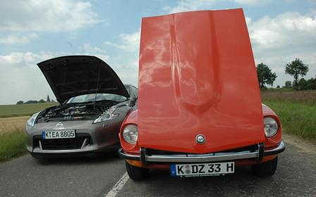 40 Jahre Nissan Z: Nissan 370 Z und Datsun 240 Z