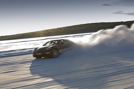 Porsche Panamera Snow and Ice in Ivalo