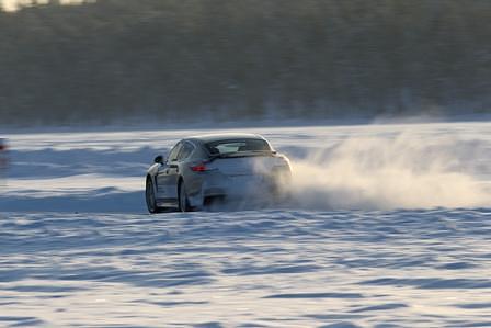Porsche Panamera Snow and Ice in Ivalo