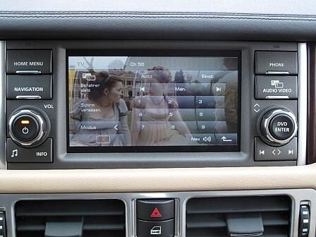 TV-Empfang mit Dualview im Range Rover