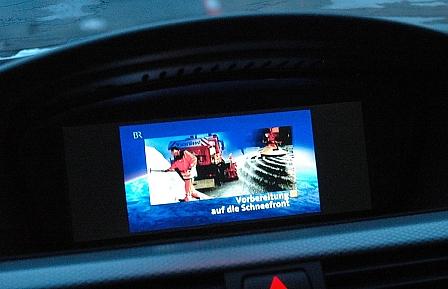 TV-Empfang im BMW 3er