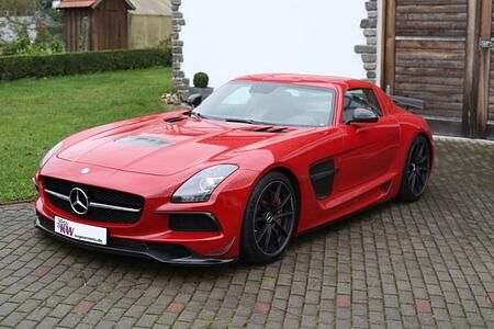 Hydraulisches Fahrwerk für Mercedes SLS AMG Black Series - Keine Angst vor Schwellern
