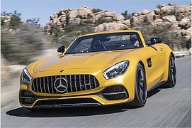 Krachterrasse: Test Mercedes-AMG GT C Roadster mit technischen Daten, Preis und 0-100 km/h-Zeit