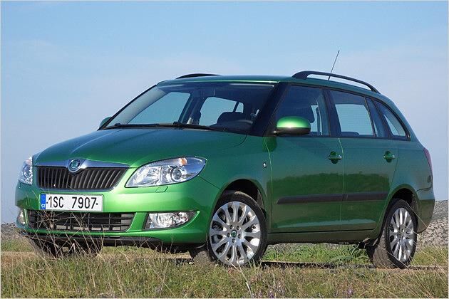 Auch der Fabia Combi bekommt das neue Gesicht