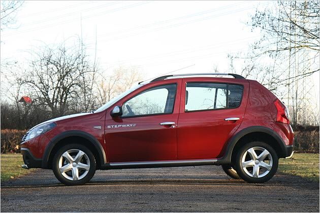 Der Stepway liegt 20 Millimeter höher als der normale Sandero
