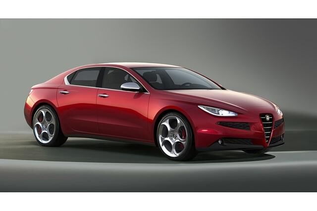 So könnte die neue Alfa-Mittelklasse aussehen