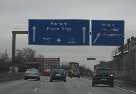 Aktion Still-Leben Autobahn A 40