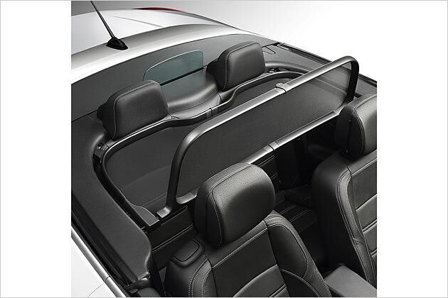 Das große Windschott ist optional zu haben