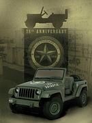 Jeep Wrangler 75th Salute - Willys Enkel steht stramm
