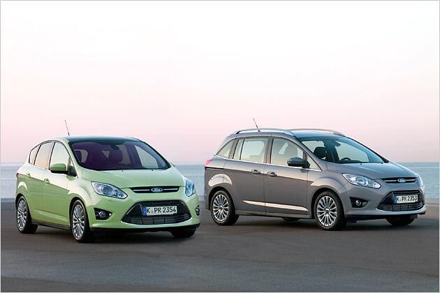 Neben dem C-Max wird der Grand C-Max (rechts) angeboten
