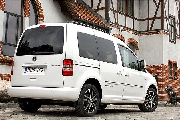 Der Caddy Edition 30 ist mit kurzem Radstand als Pkw-Version sowie als Kastenwagen erhältlich