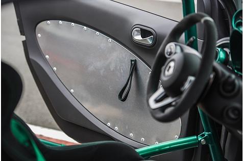 Das Interieur wurde leergeräumt