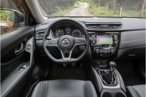 Das Cockpit ist fast identisch mit dem des Qashqai