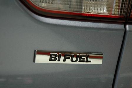Auch VW hat Bi Fuel -Antriebsversionen in der Palette.