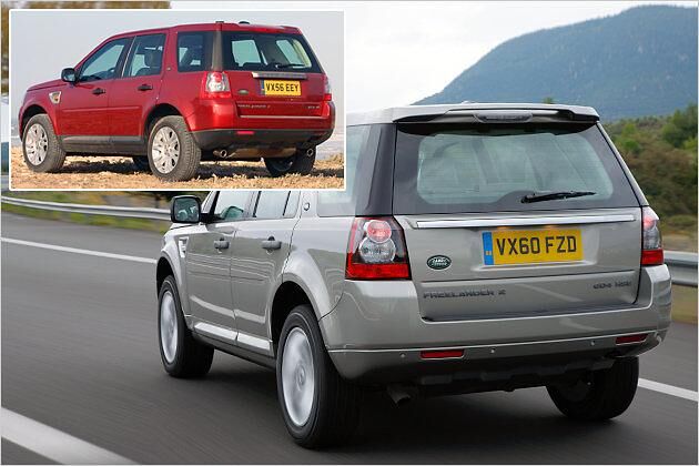 Am Heck wurde die Zierleiste breiter (im kleinen Bild der Vorgänger)