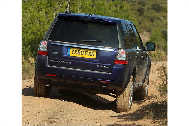 Bodenfreiheit und Böschungswinkel stimmen mit dem 4WD (im Bild) überein