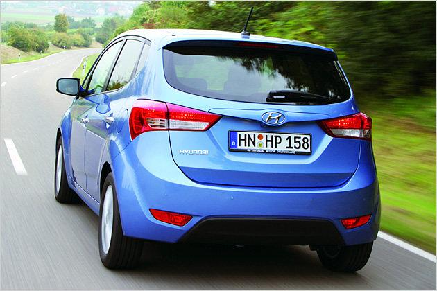 Der Hyundai ix20 ist 1,60 Meter hoch