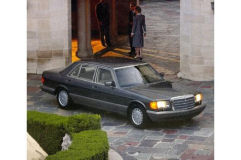 Mercedes 560 SEL Baureihe W 126 - hier die US-Version