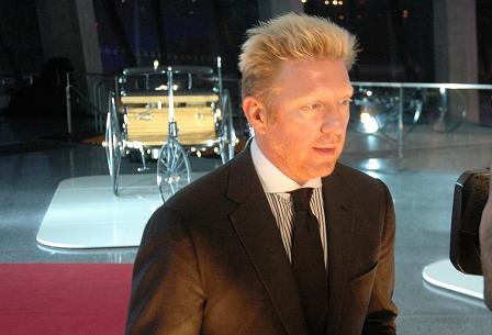 Boris Becker und Patent-Motorwagen