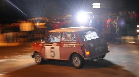 Mini bei der historischen Rallye Monte Carlo 2011