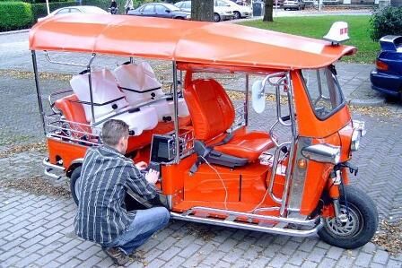 Hier wird der Elekktroantrieb durchgecheckt.