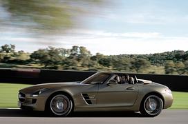 Mercedes SLS Roadster - Nach oben offen