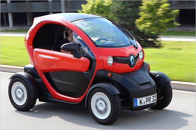 Der Renault Twizy ist lediglich 2,32 Meter kurz